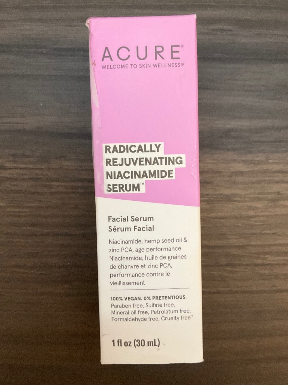 Acure Radically Rejuvenating Niacinamide Serum 30mL